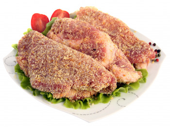 Cote de porc panee