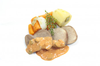 Langue de boeuf sauce piquante